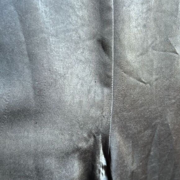 Lush Nordstrom polyester satin adjustable strap lined bodice jumpsuit navy blue - Picture 9 of 11